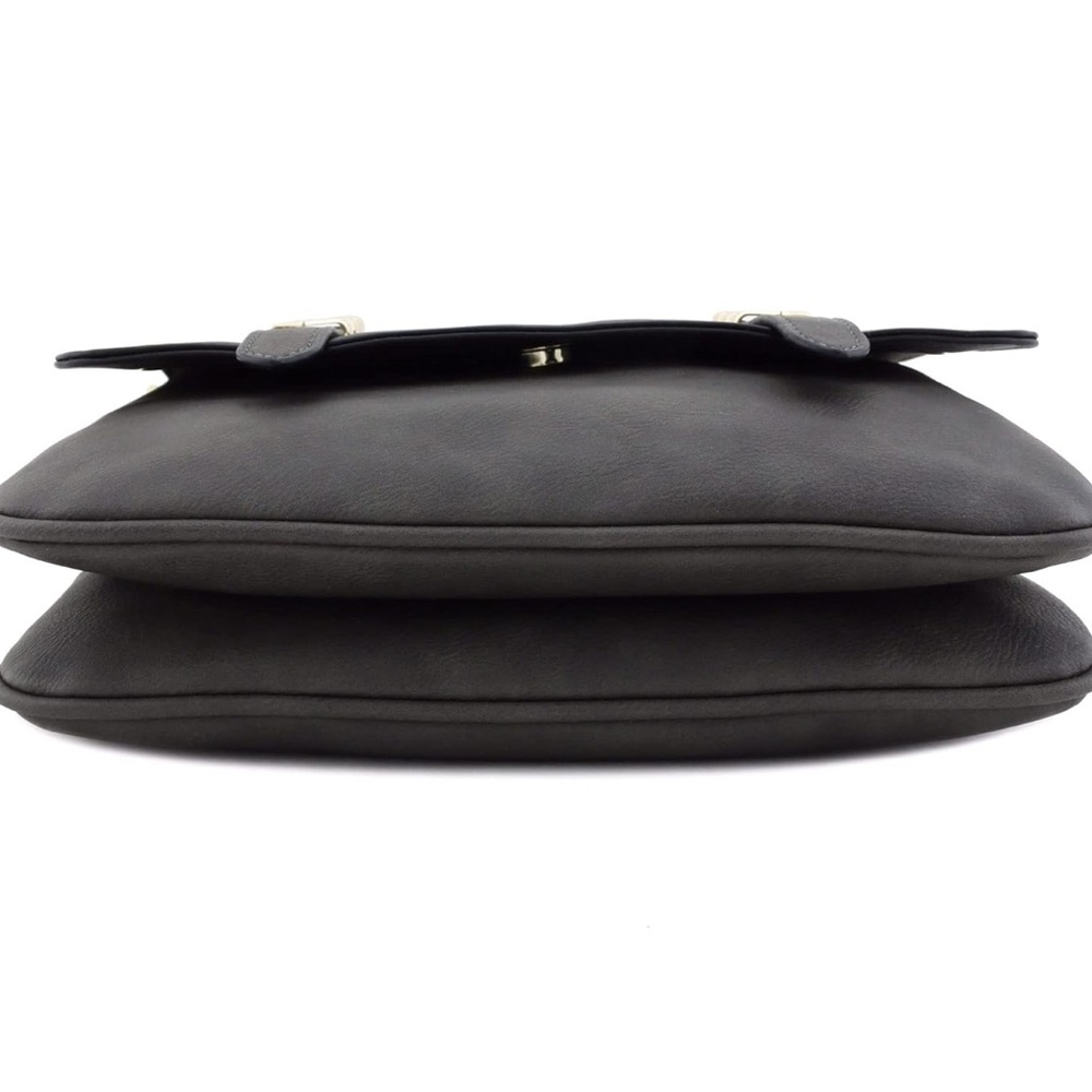 ALYSSA Double Compartment Large Flapover Crossbody Bag - Picture 4 of 13